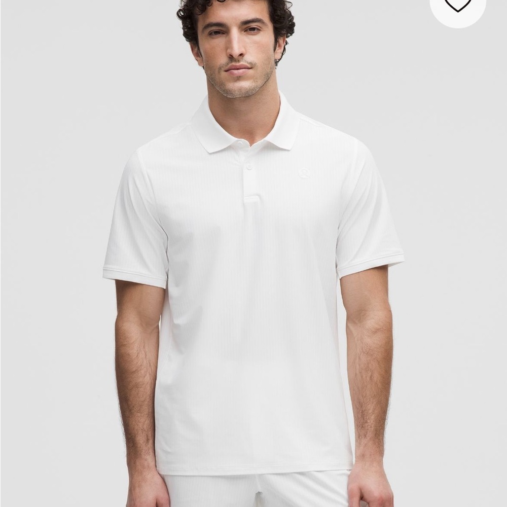 Lululemon UV protective white polo